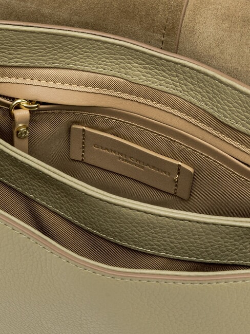 HELENA ROUND Leather shoulder bag willow - Women&rsquo;s Bags