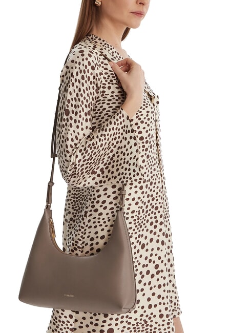 EMBOSSED LOGO Shoulder bag, with shoulder strap desert taupe - Women&rsquo;s Bags