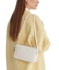 CALVIN KLEIN COATED EMBLEM Mini shoulder bag lily white aop - Women&rsquo;s Bags - 2
