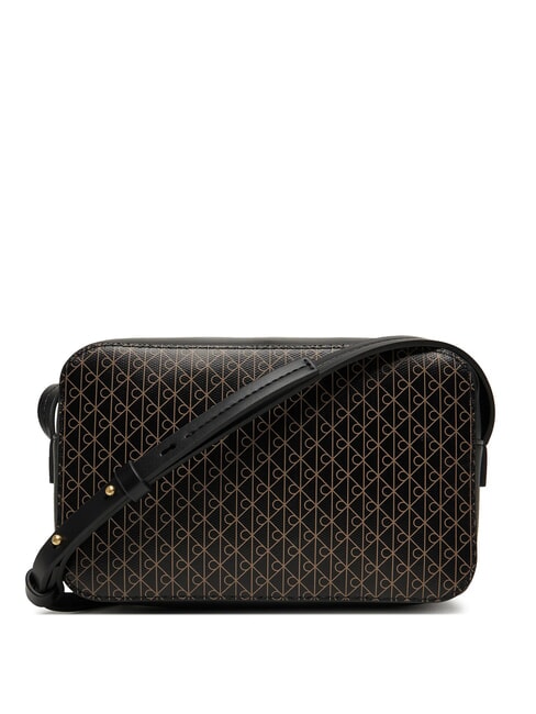 COATED EMBLEM Mini shoulder bag black aop - Women&rsquo;s Bags