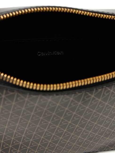 COATED EMBLEM Mini shoulder bag black aop - Women&rsquo;s Bags