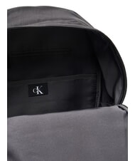 CALVIN KLEIN BOLD LOGO NYLON Soft backpack on black - Backpacks & School and Leisure - 3