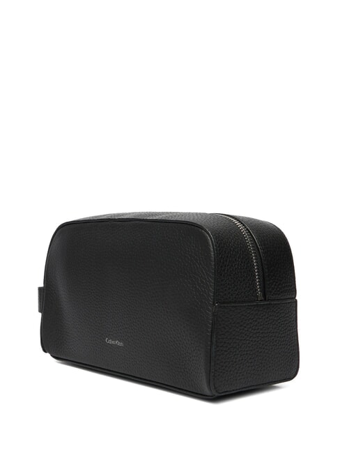 FOIL EMBOSSED Leather beauty on black - Beauty Case