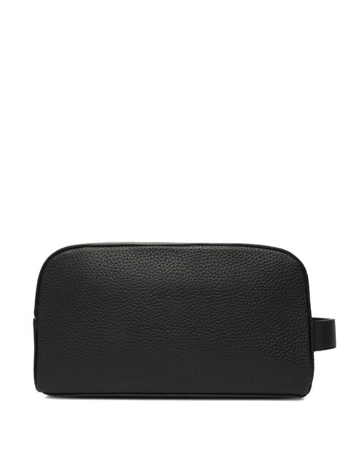 FOIL EMBOSSED Leather beauty on black - Beauty Case