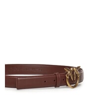PINKO LOVE BERRY Leather belt - Belts