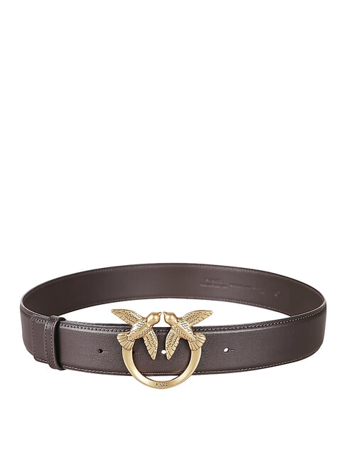 LOVE BERRY Leather belt moro-antique gold - Belts