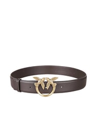 PINKO LOVE BERRY Leather belt moro-antique gold - Belts - 2
