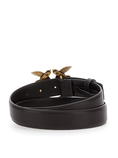 LOVE BERRY Leather belt moro-antique gold - Belts