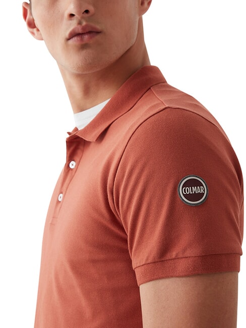 ORIGINALS MONDAY Short-sleeved polo shirt burnt - Polo shirt