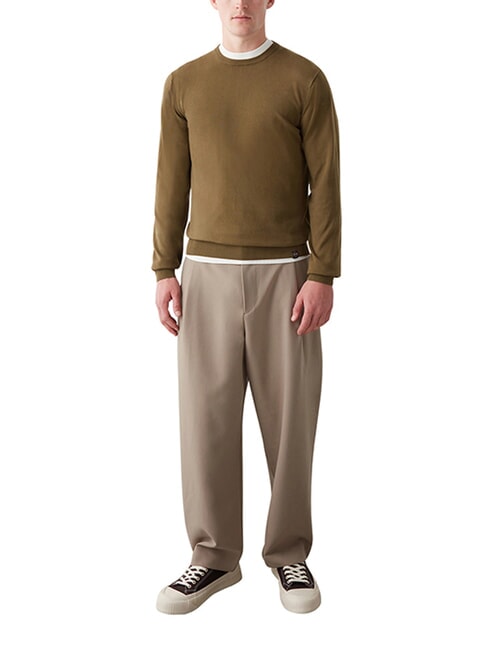 ORIGINALS EXPLORING Cotton crew neck sweater soldier - Men's Sweaters