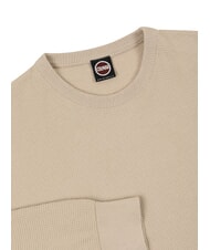 COLMAR ORIGINALS BAFFLE Cotton crew neck sweater jute - Men's Sweaters - 6