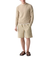 COLMAR ORIGINALS BAFFLE Cotton crew neck sweater jute - Men's Sweaters - 4