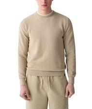 COLMAR ORIGINALS BAFFLE Cotton crew neck sweater jute - Men's Sweaters - 3