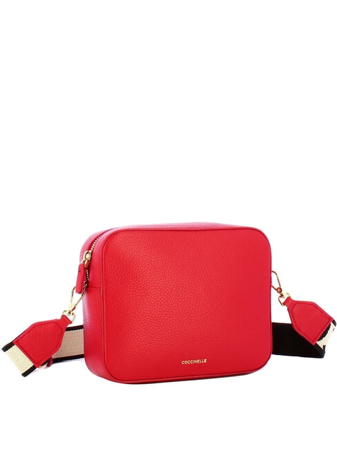 TEBE Small textured leather bag scarlet - Women&rsquo;s Bags