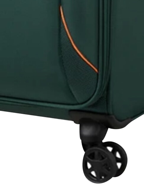 BASE BREEZE Large, expandable trolley darkgreen - Semi-rigid Trolley Cases