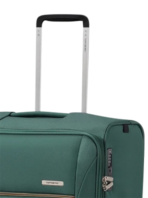 BASE BREEZE Large, expandable trolley darkgreen - Semi-rigid Trolley Cases