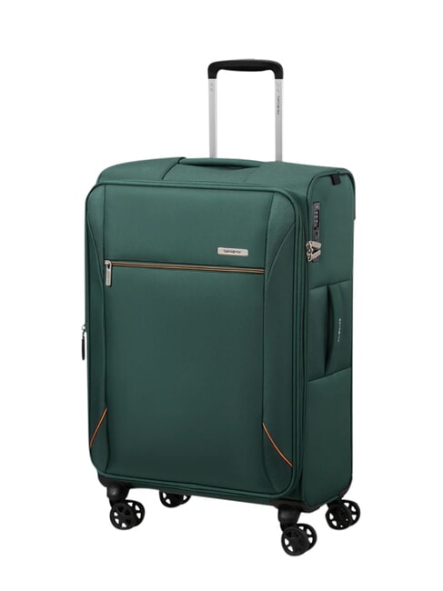 BASE BREEZE Medium Trolley darkgreen - Semi-rigid Trolley Cases