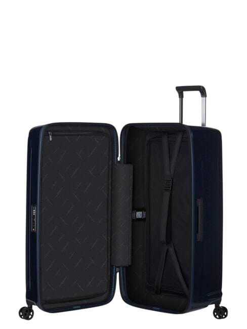 NUON Extra Large Trolley metallic dark blue - Rigid Trolley Cases