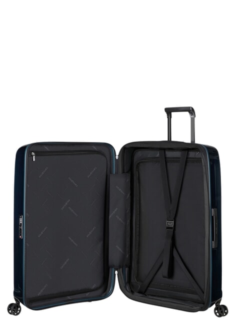 NUON Extra Large, Expandable Trolley metallic dark blue - Rigid Trolley Cases