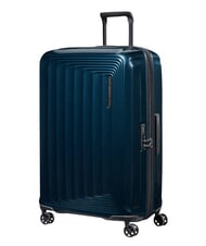 SAMSONITE NUON Large expandable trolley metallic dark blue - Rigid Trolley Cases - 4