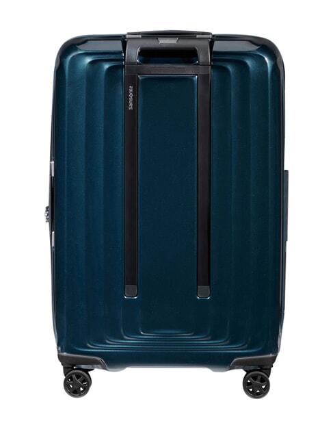 NUON Medium expandable trolley metallic dark blue - Rigid Trolley Cases