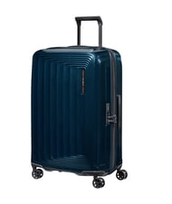 SAMSONITE NUON Medium expandable trolley metallic dark blue - Rigid Trolley Cases - 4