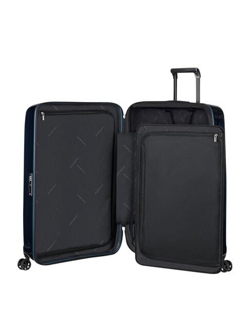 NUON Medium expandable trolley metallic dark blue - Rigid Trolley Cases