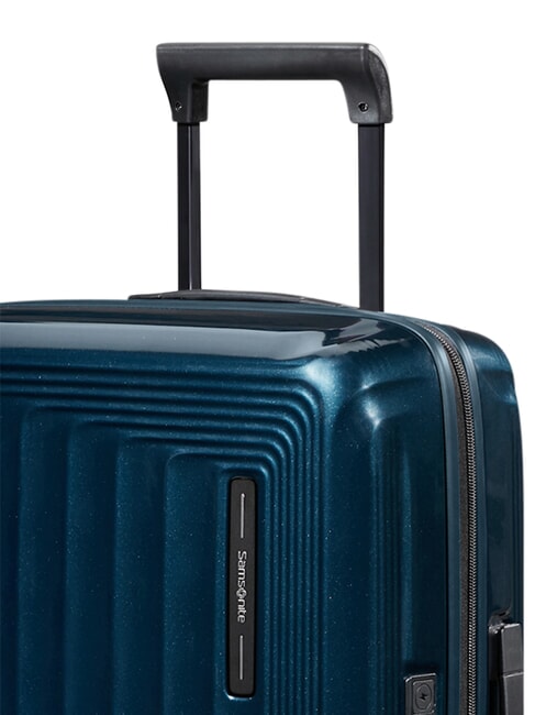 NUON Expandable Hand Luggage Trolley metallic dark blue - Hand luggage
