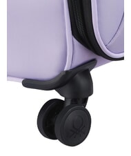 BENETTON COLOR BLOCK Medium Trolley, Expandable lavender - Semi-rigid Trolley Cases - 6
