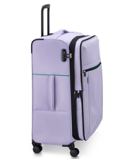 BENETTON COLOR BLOCK Large, expandable trolley lavender - Semi-rigid Trolley Cases - 5