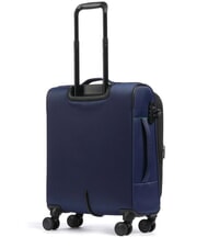 BENETTON By DELSEY COLOR BLOCK Expandable carry-on trolley blue - Hand luggage - 3