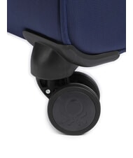 BENETTON By DELSEY COLOR BLOCK Expandable carry-on trolley blue - Hand luggage - 6
