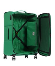 BENETTON COLOR BLOCK Large, expandable trolley iguana - Semi-rigid Trolley Cases - 2