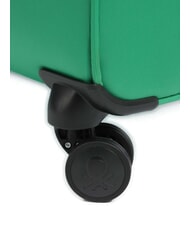 BENETTON COLOR BLOCK Large, expandable trolley iguana - Semi-rigid Trolley Cases - 6