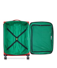 BENETTON By DELSEY COLOR BLOCK Large, expandable trolley RED - Semi-rigid Trolley Cases - 2