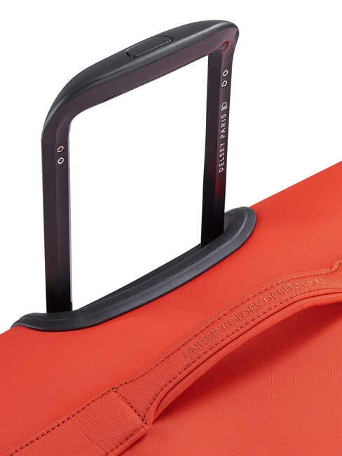 COLOR BLOCK Large, expandable trolley RED - Semi-rigid Trolley Cases