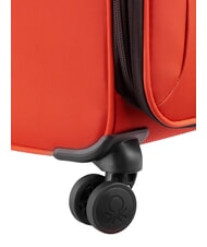 BENETTON By DELSEY COLOR BLOCK Large, expandable trolley RED - Semi-rigid Trolley Cases - 6
