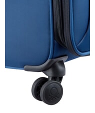 BENETTON COLOR BLOCK Large, expandable trolley blue - Semi-rigid Trolley Cases - 5