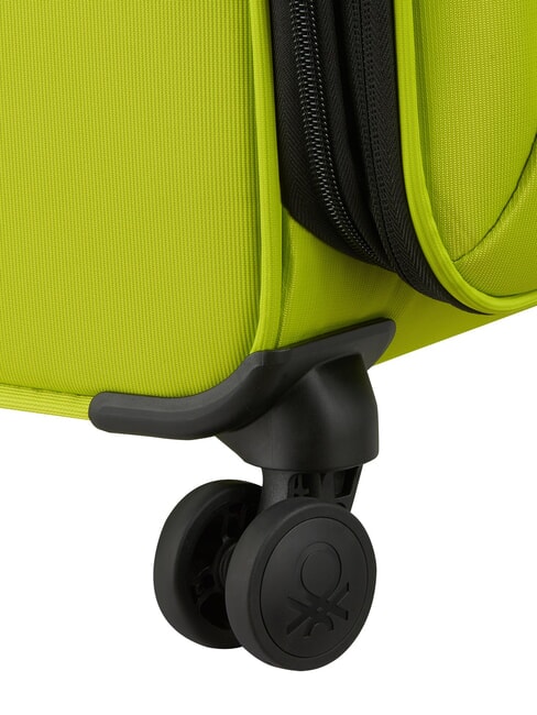 COLOR BLOCK Large, expandable trolley teal - Semi-rigid Trolley Cases