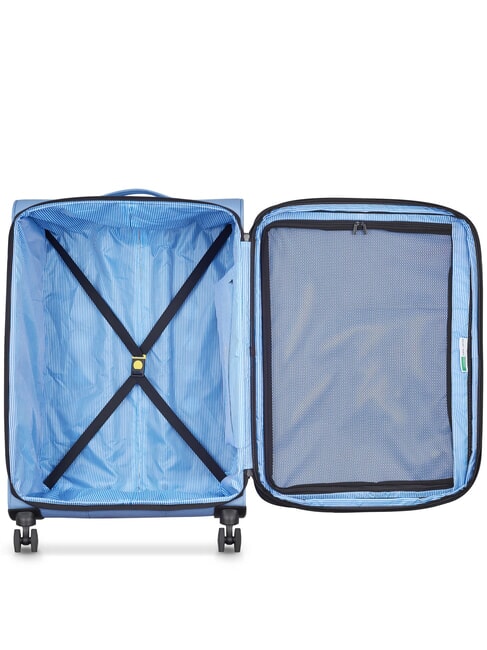 BE Large, expandable trolley ice blue - Semi-rigid Trolley Cases