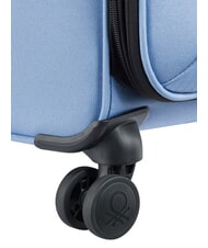 BENETTON BE Large, expandable trolley ice blue - Semi-rigid Trolley Cases - 6