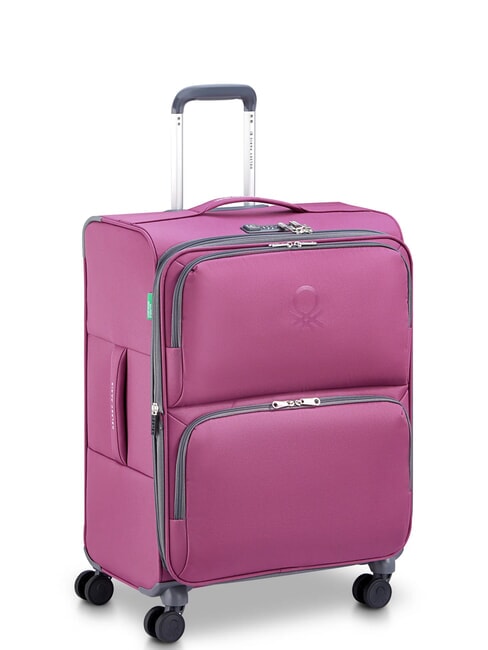 UCB SOFT Medium Trolley, Expandable peony - Semi-rigid Trolley Cases