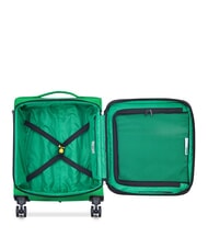 BENETTON By DELSEY COLOR BLOCK Expandable carry-on trolley iguana - Hand luggage - 2