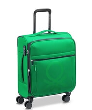 BENETTON By DELSEY COLOR BLOCK Expandable carry-on trolley iguana - Hand luggage - 3