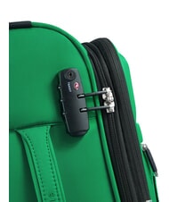 BENETTON By DELSEY COLOR BLOCK Expandable carry-on trolley iguana - Hand luggage - 5