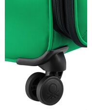 BENETTON By DELSEY COLOR BLOCK Expandable carry-on trolley iguana - Hand luggage - 6