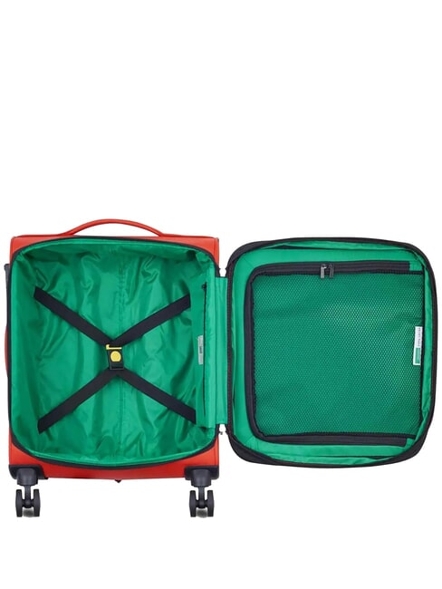 COLOR BLOCK Expandable carry-on trolley RED - Hand luggage