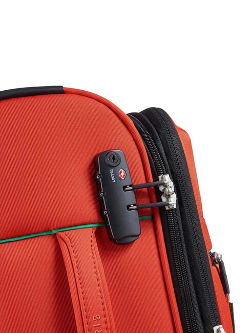 COLOR BLOCK Expandable carry-on trolley RED - Hand luggage