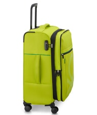 BENETTON By DELSEY COLOR BLOCK Medium Trolley, Expandable teal - Semi-rigid Trolley Cases - 3