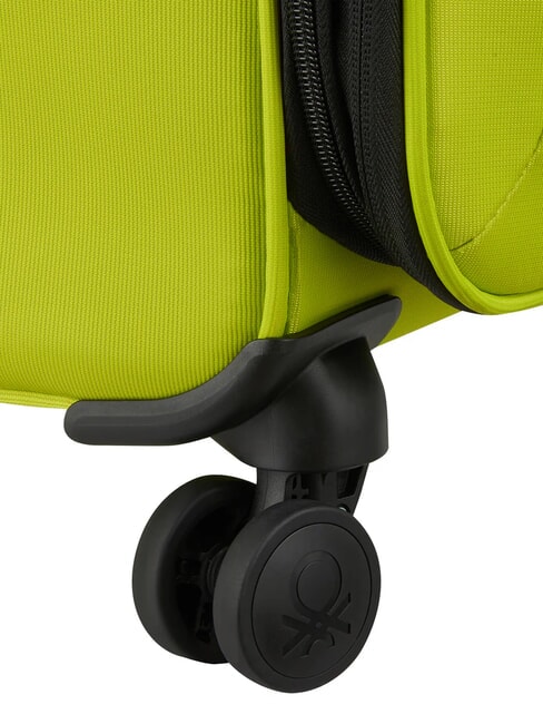 COLOR BLOCK Medium Trolley, Expandable teal - Semi-rigid Trolley Cases